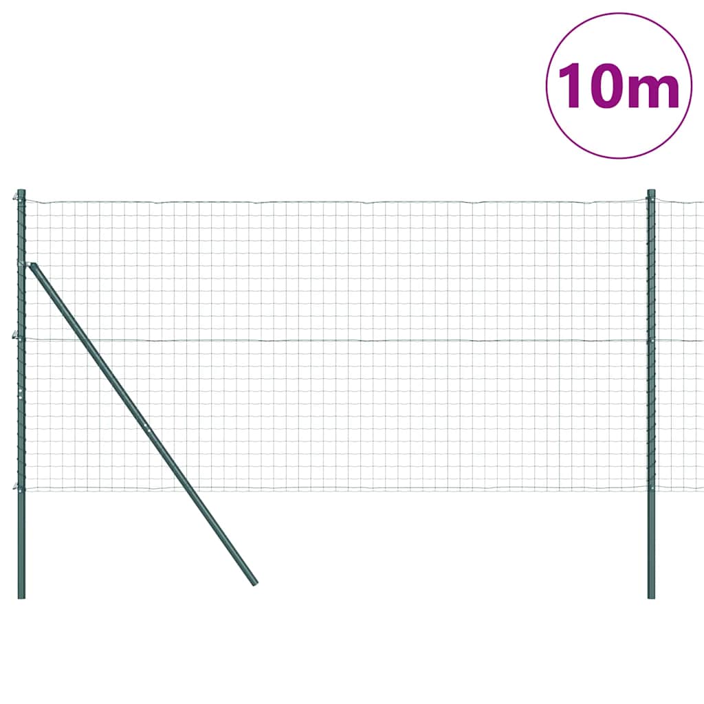 vidaXL Ogrodzenie spawane do mocowania w gruncie 10 x 1,4 m (S x W)