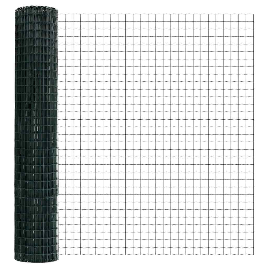 vidaXL Ogrodzenie spawane do mocowania w gruncie 10 x 1,5 m (S x W)