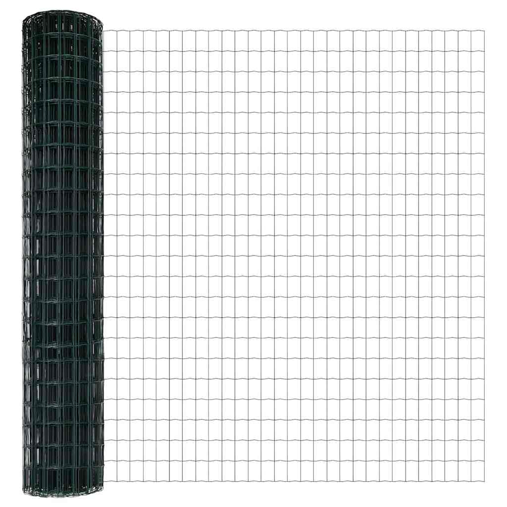 vidaXL Ogrodzenie spawane do mocowania w gruncie 10 x 1,5 m (S x W)