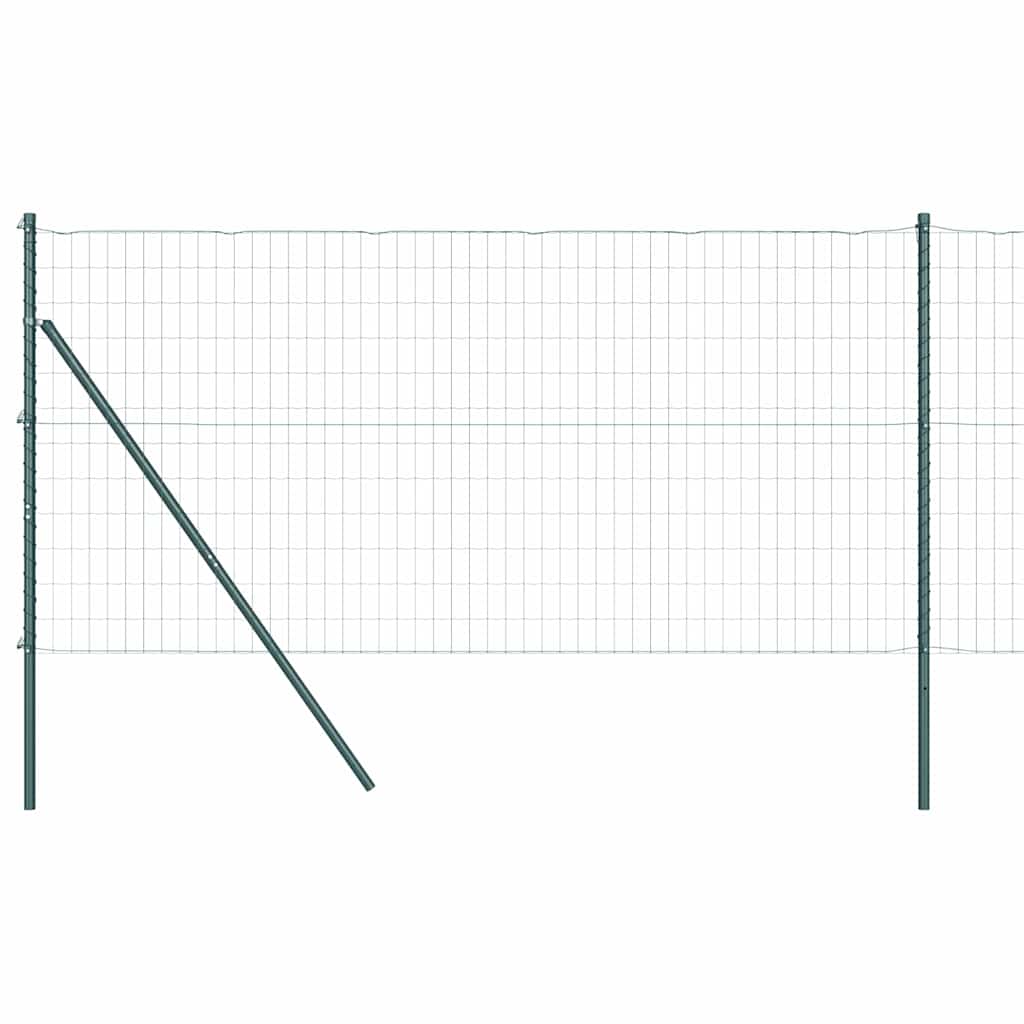 vidaXL Ogrodzenie spawane do mocowania w gruncie 10 x 1,2 m (S x W)
