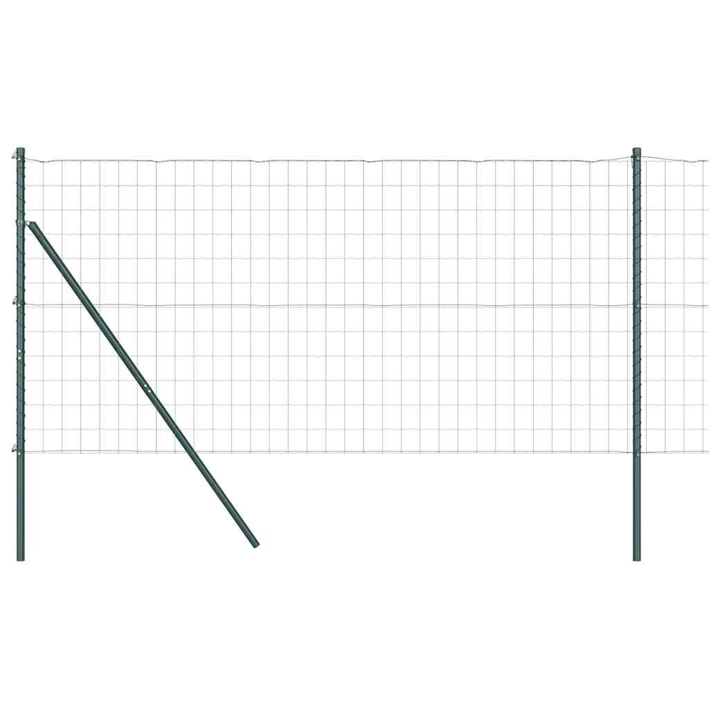 vidaXL Ogrodzenie spawane do mocowania w gruncie 10 x 1 m (S x W)