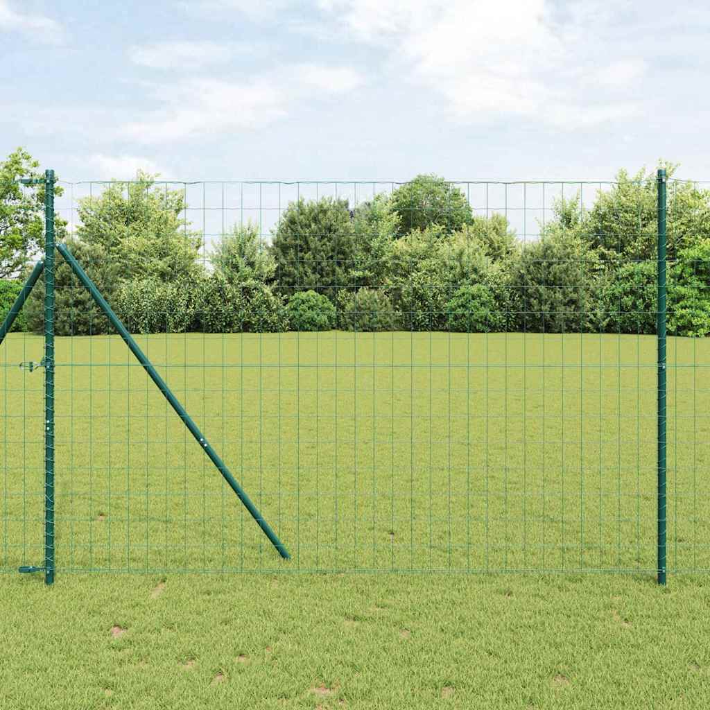 vidaXL Ogrodzenie spawane do mocowania w gruncie 10 x 1,6 m (S x W)