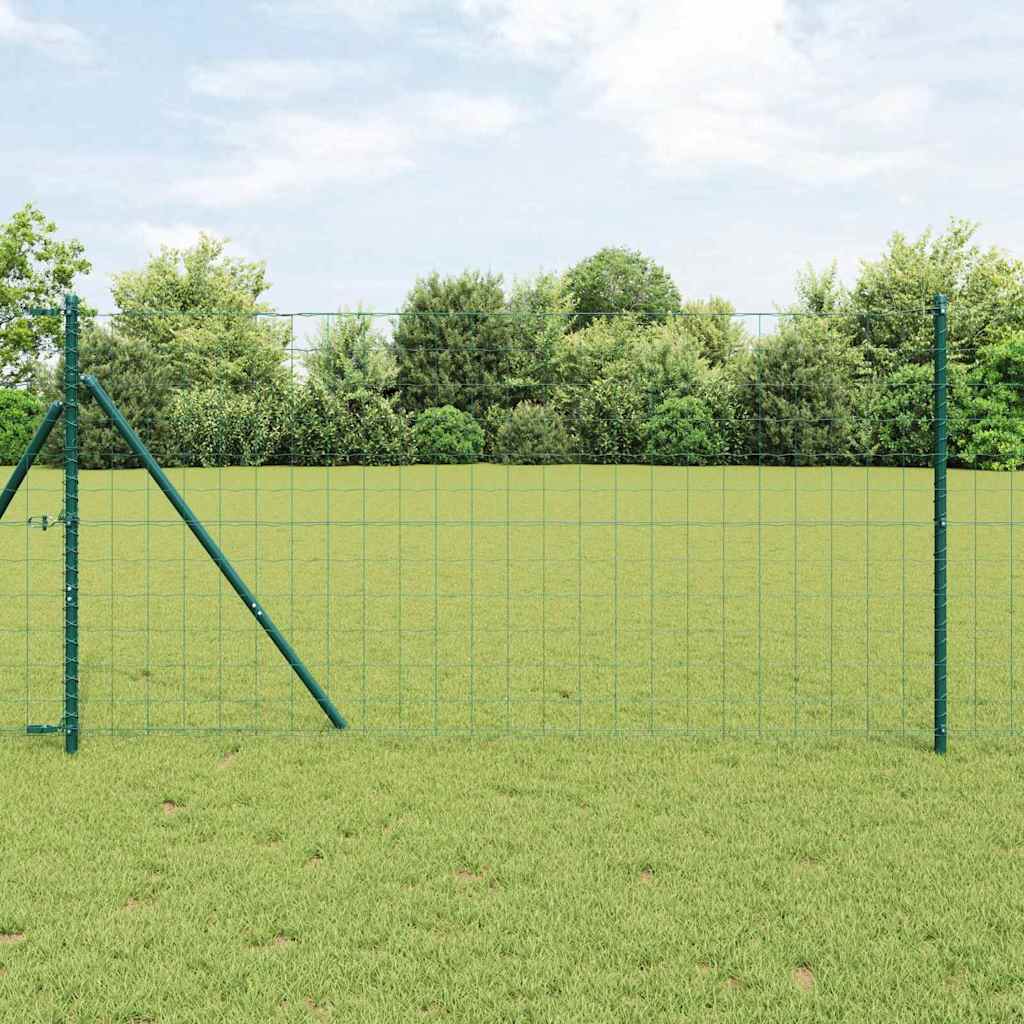 vidaXL Ogrodzenie spawane do mocowania w gruncie 10 x 1,2 m (S x W)