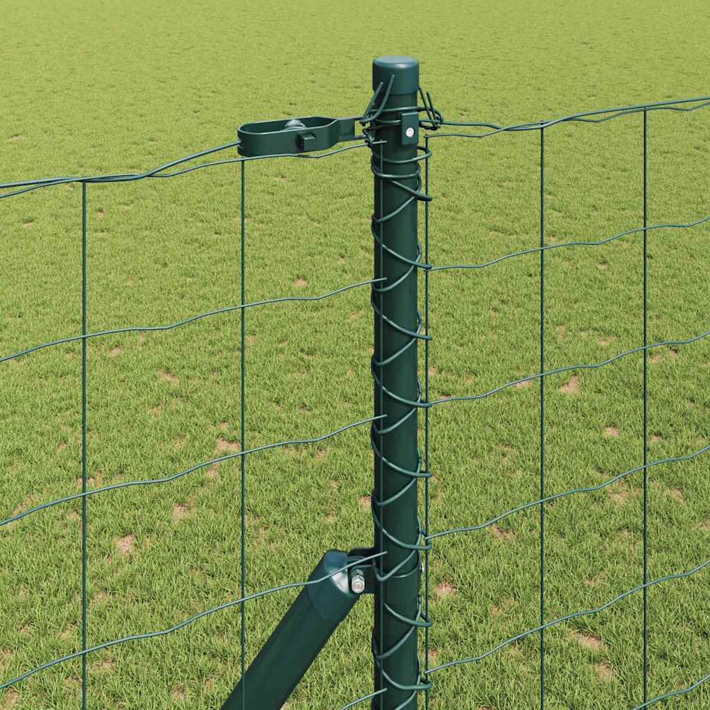 vidaXL Ogrodzenie spawane do mocowania w gruncie 10 x 1,6 m (S x W)