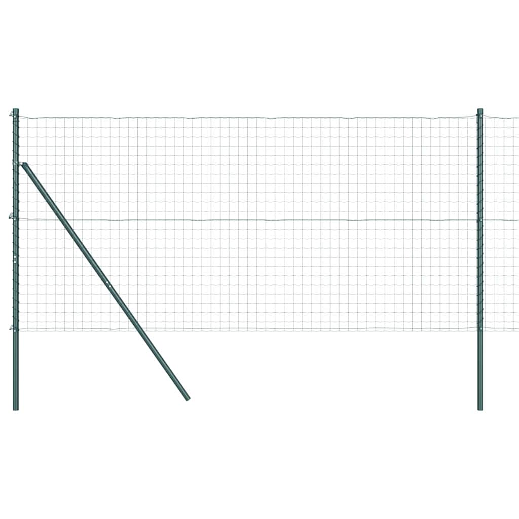 vidaXL Ogrodzenie spawane do mocowania w gruncie 25 x 1 m (S x W)