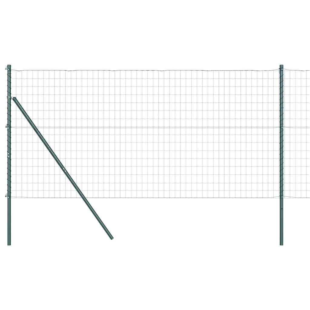 vidaXL Ogrodzenie spawane do mocowania w gruncie 25 x 1 m (S x W)