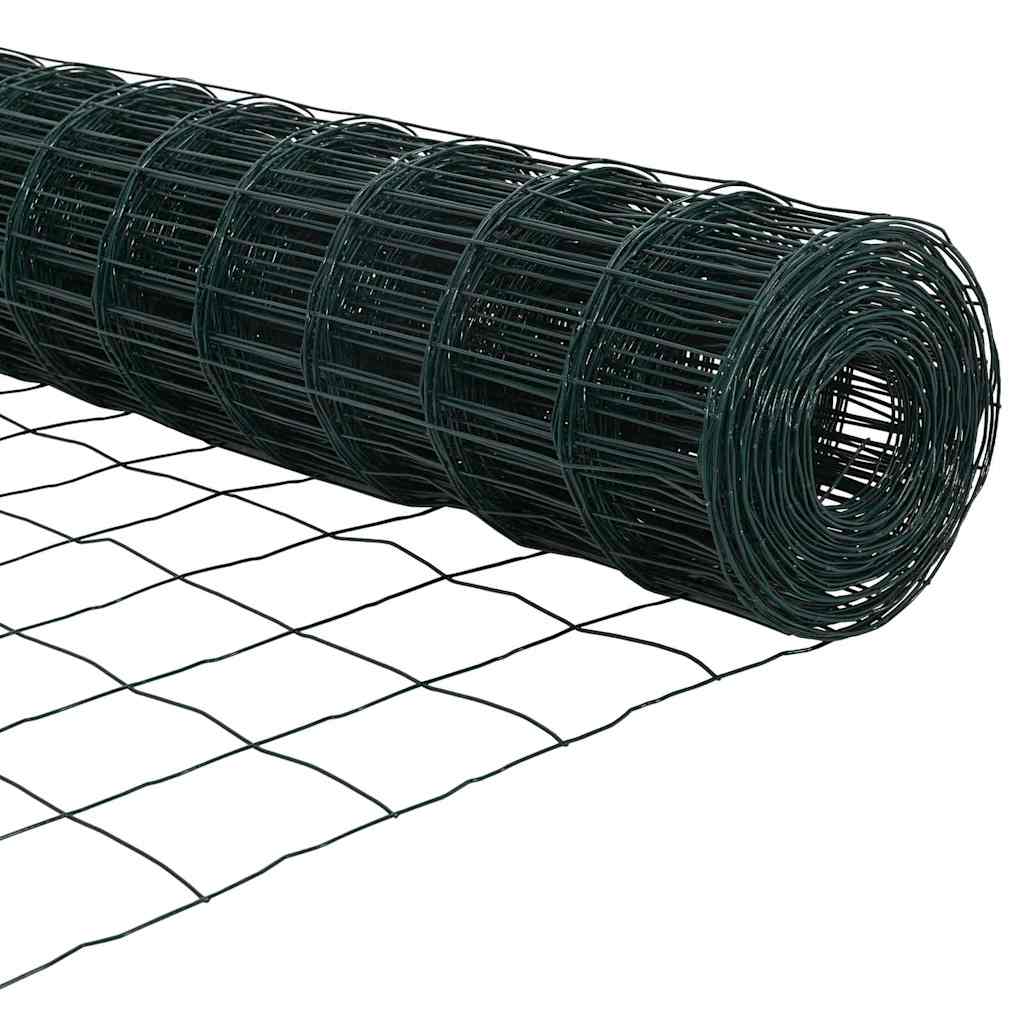 vidaXL Ogrodzenie spawane do mocowania w gruncie 25 x 0,8 m (S x W)