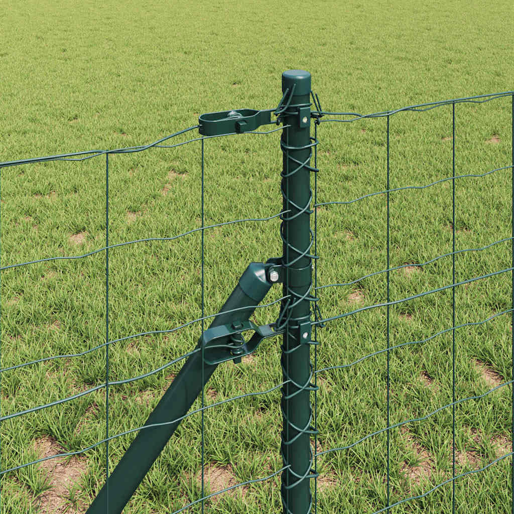 vidaXL Ogrodzenie spawane do mocowania w gruncie 25 x 0,8 m (S x W)