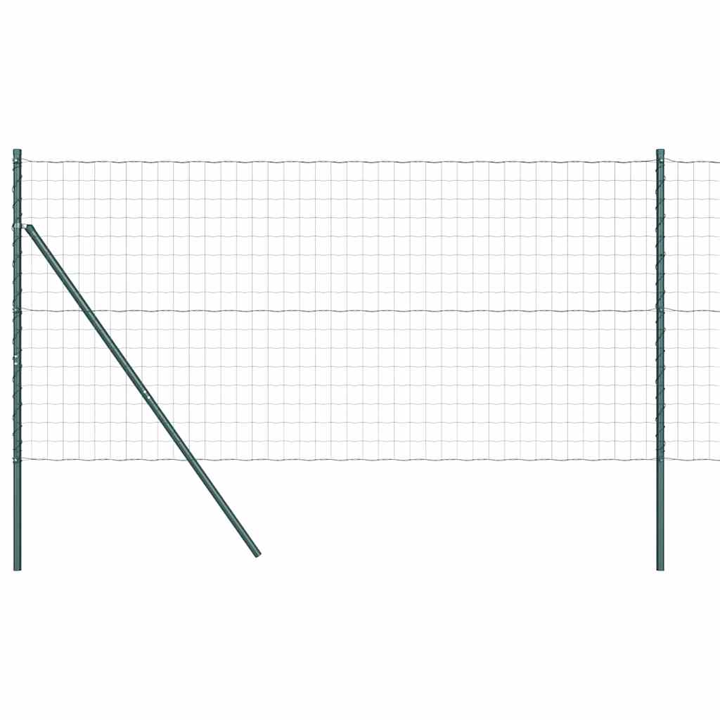 vidaXL Ogrodzenie spawane do mocowania w gruncie 10 x 1,2 m (S x W)
