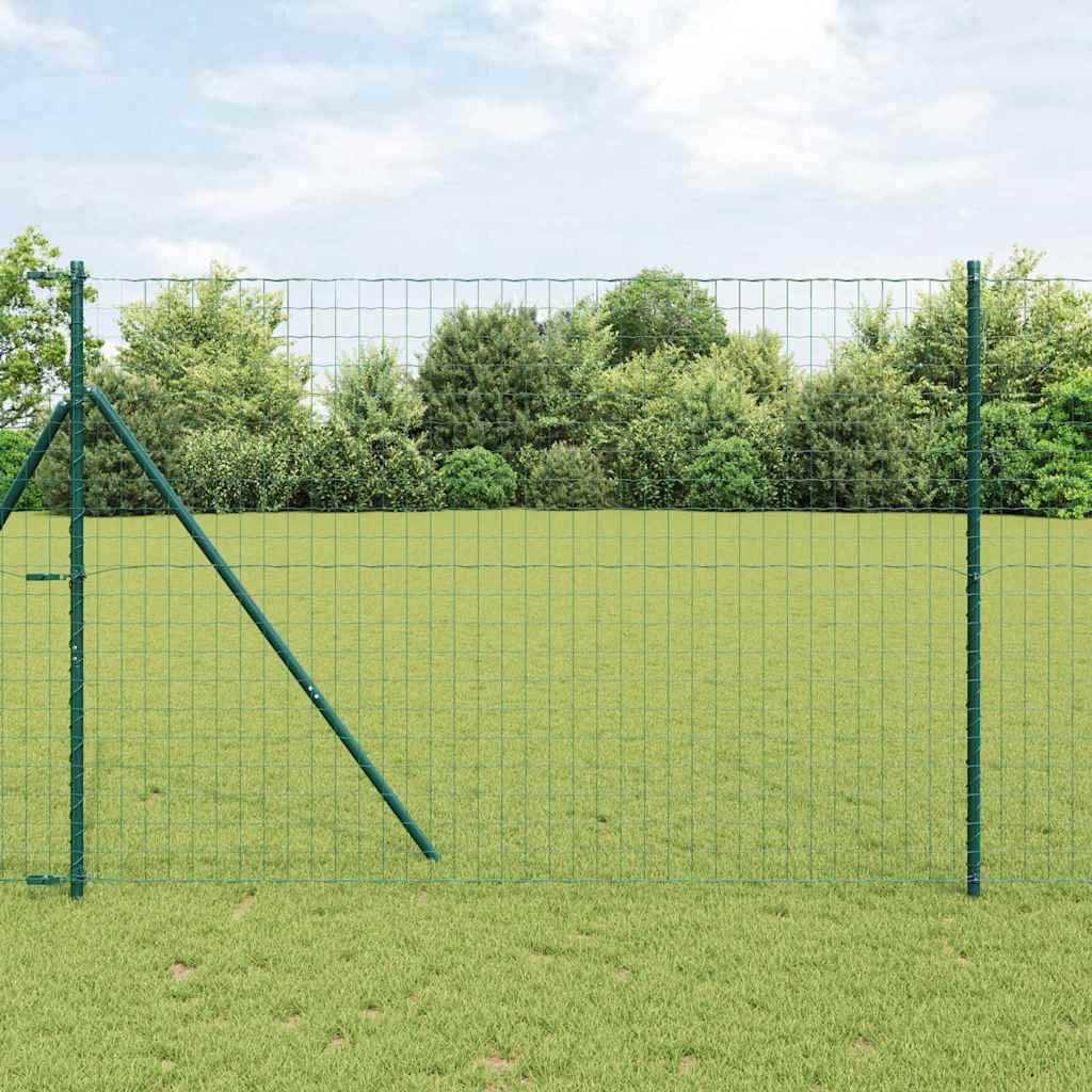 vidaXL Ogrodzenie spawane do mocowania w gruncie 10 x 1,5 m (S x W)