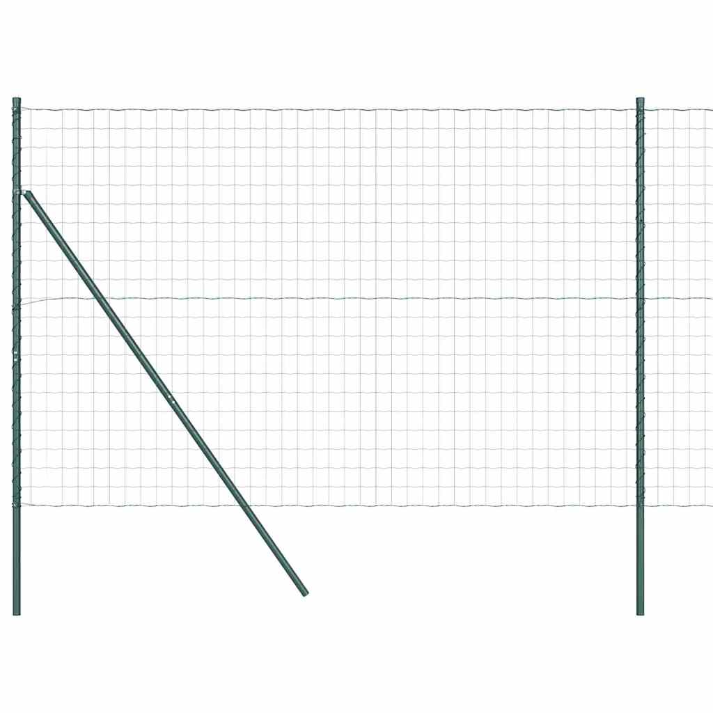 vidaXL Ogrodzenie spawane do mocowania w gruncie 10 x 1,5 m (S x W)