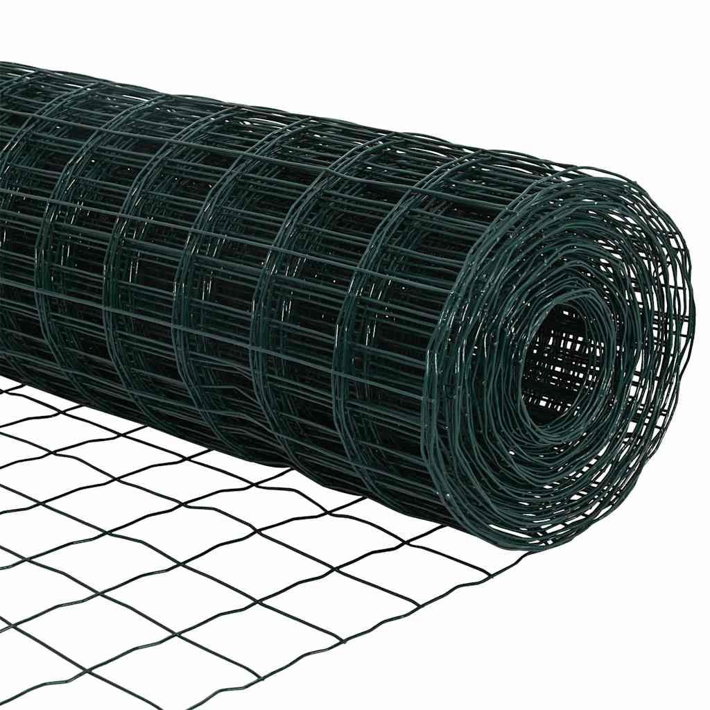 vidaXL Ogrodzenie spawane do mocowania w gruncie 25 x 0,8 m (S x W)