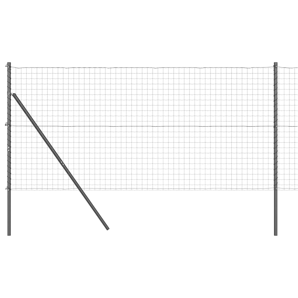 vidaXL Ogrodzenie spawane do mocowania w gruncie 10 x 1 m (S x W)