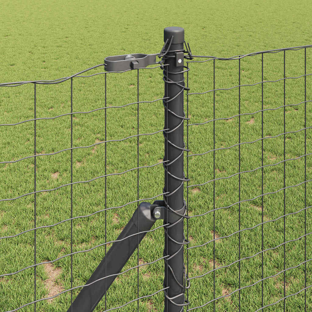 vidaXL Ogrodzenie spawane do mocowania w gruncie 10 x 1,4 m (S x W)