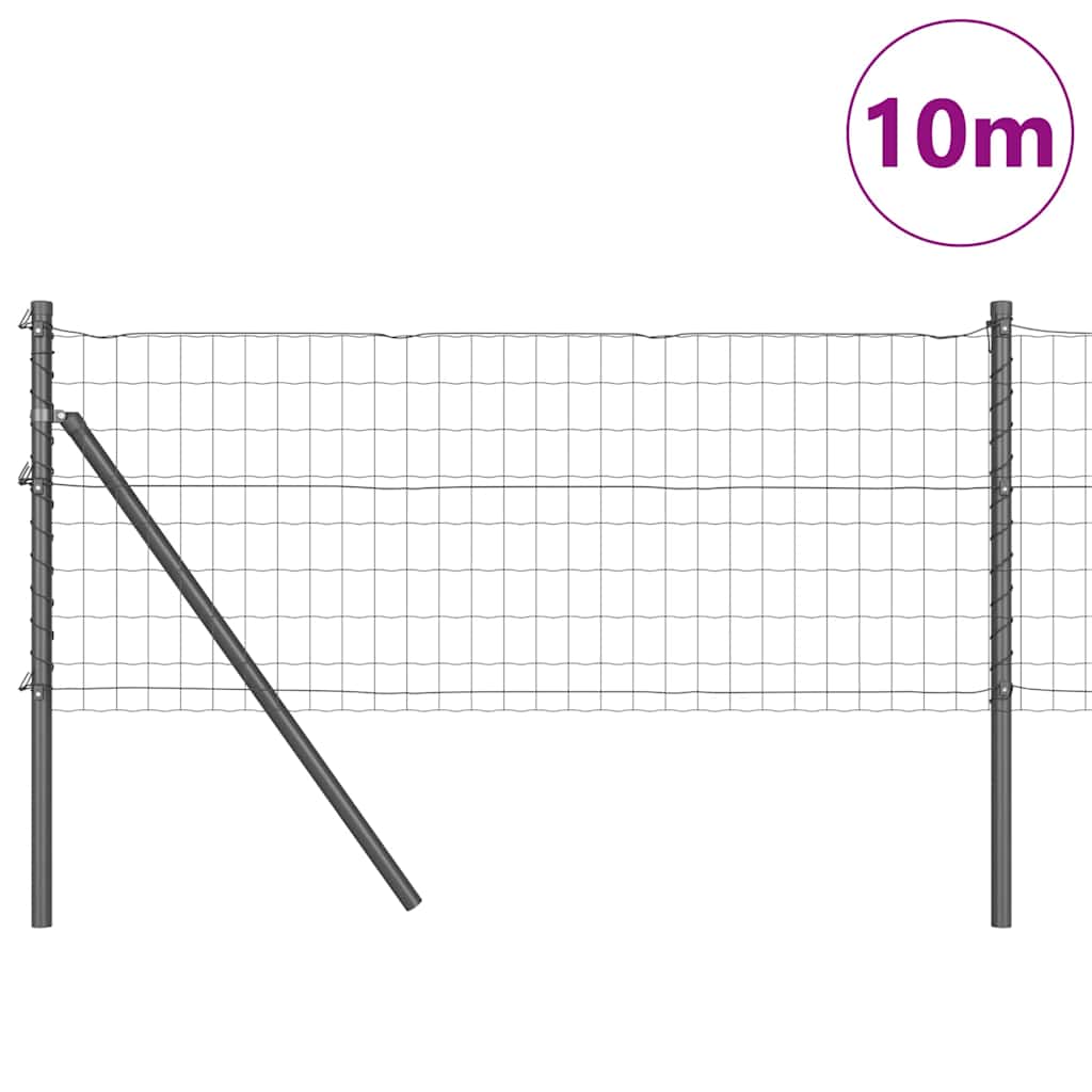 vidaXL Ogrodzenie spawane do mocowania w gruncie 10 x 0,4 m (S x W)