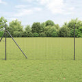 vidaXL Ogrodzenie spawane do mocowania w gruncie 10 x 1,4 m (S x W)