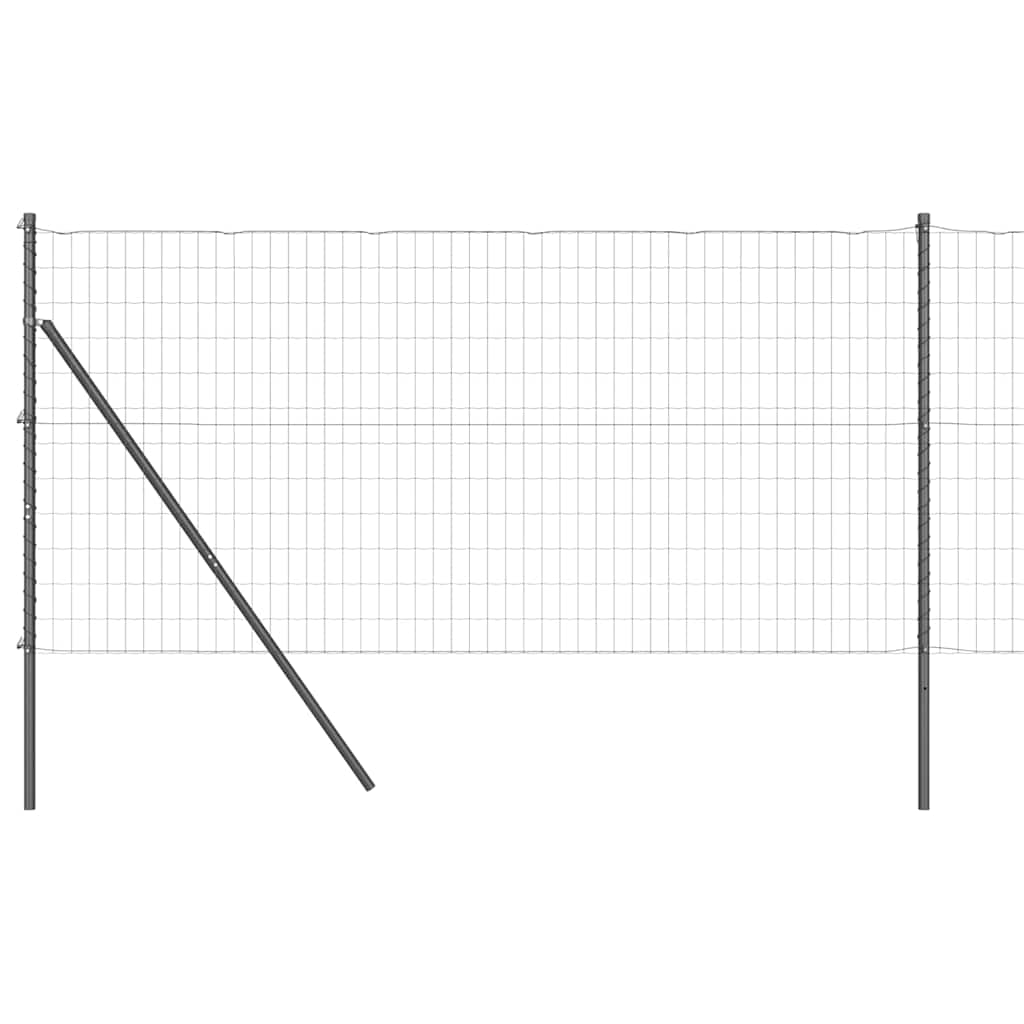 vidaXL Ogrodzenie spawane do mocowania w gruncie 10 x 1,4 m (S x W)
