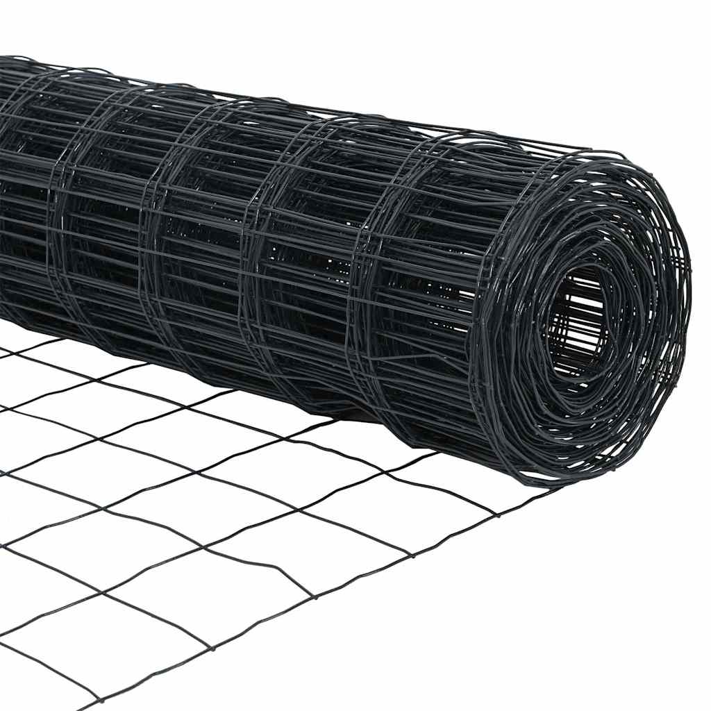 vidaXL Ogrodzenie spawane do mocowania w gruncie 10 x 0,6 m (S x W)