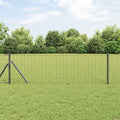 vidaXL Ogrodzenie spawane do mocowania w gruncie 10 x 0,8 m (S x W)