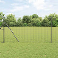 vidaXL Ogrodzenie spawane do mocowania w gruncie 10 x 1,2 m (S x W)