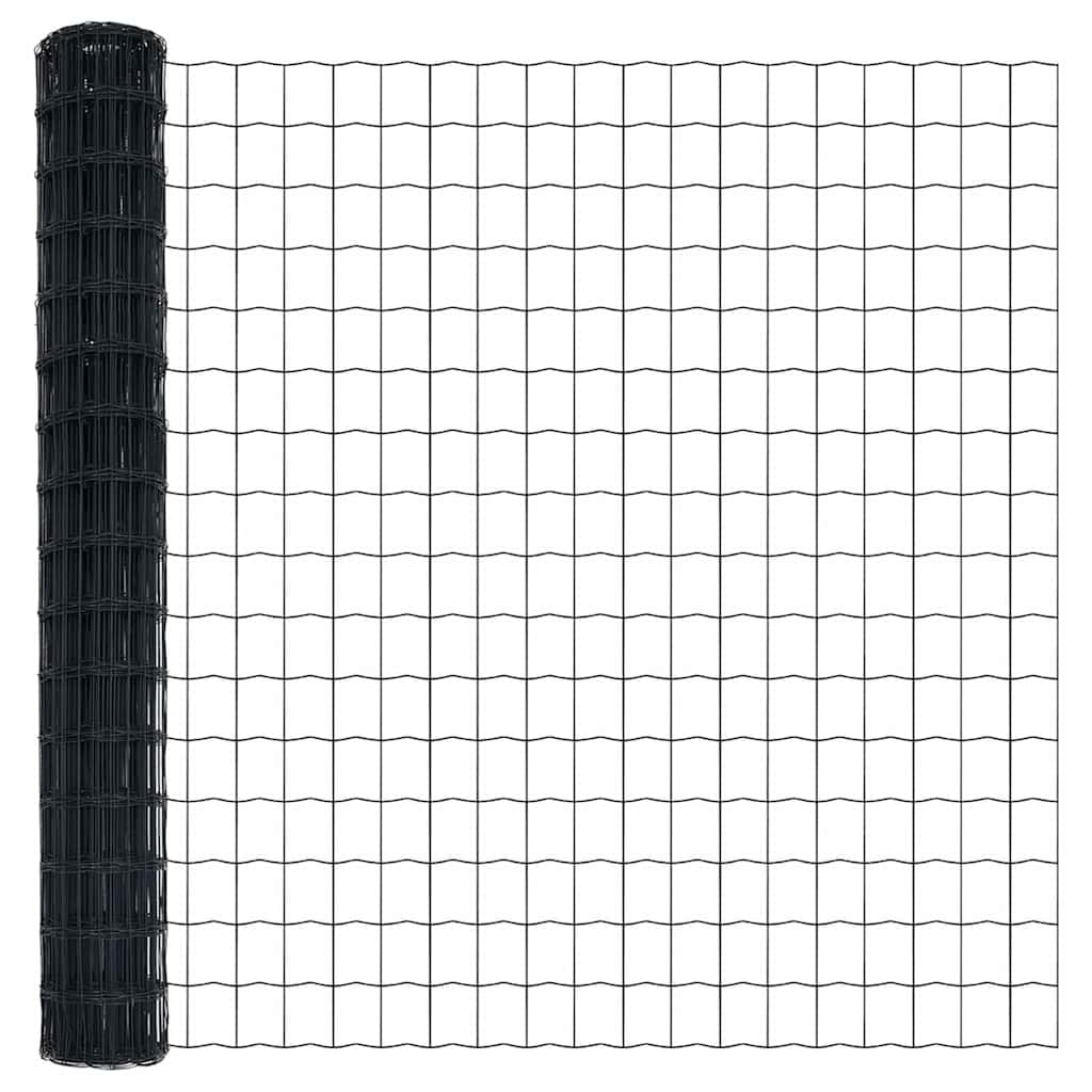 vidaXL Ogrodzenie spawane do mocowania w gruncie 10 x 1,5 m (S x W)