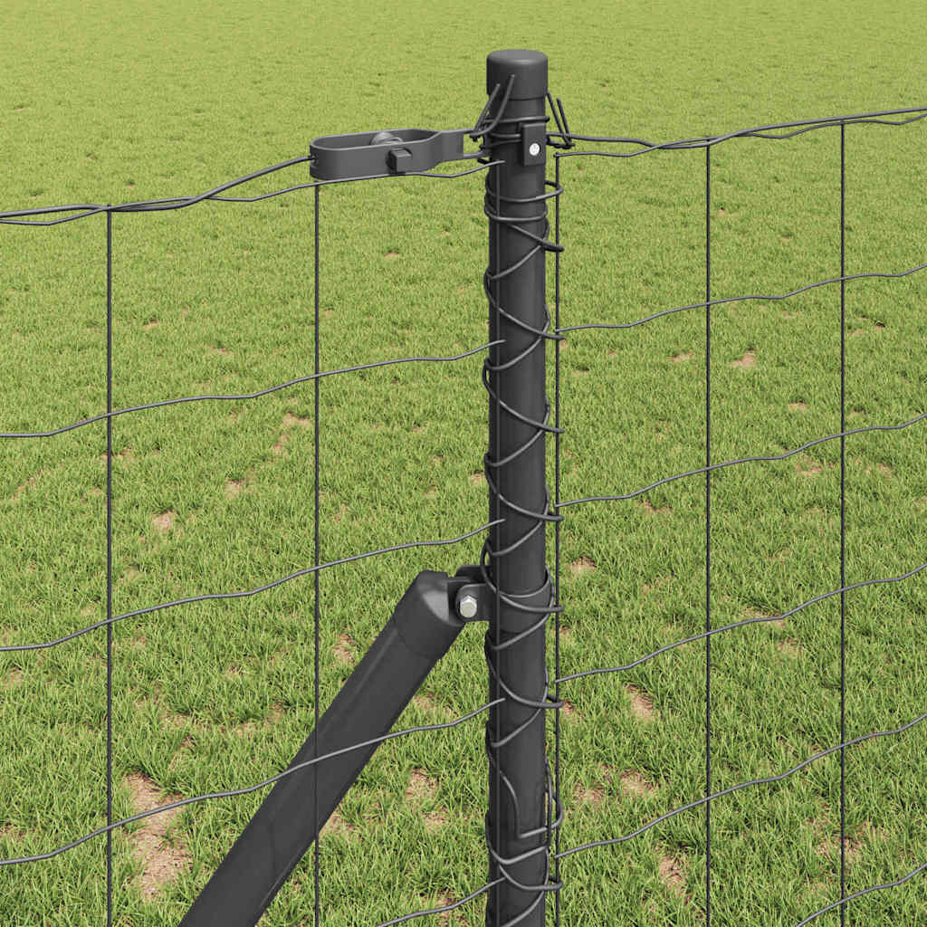 vidaXL Ogrodzenie spawane do mocowania w gruncie 10 x 1 m (S x W)