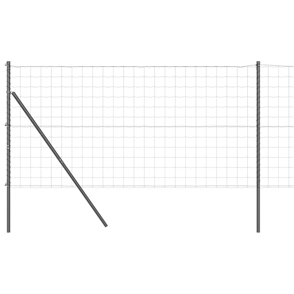 vidaXL Ogrodzenie spawane do mocowania w gruncie 10 x 1,2 m (S x W)