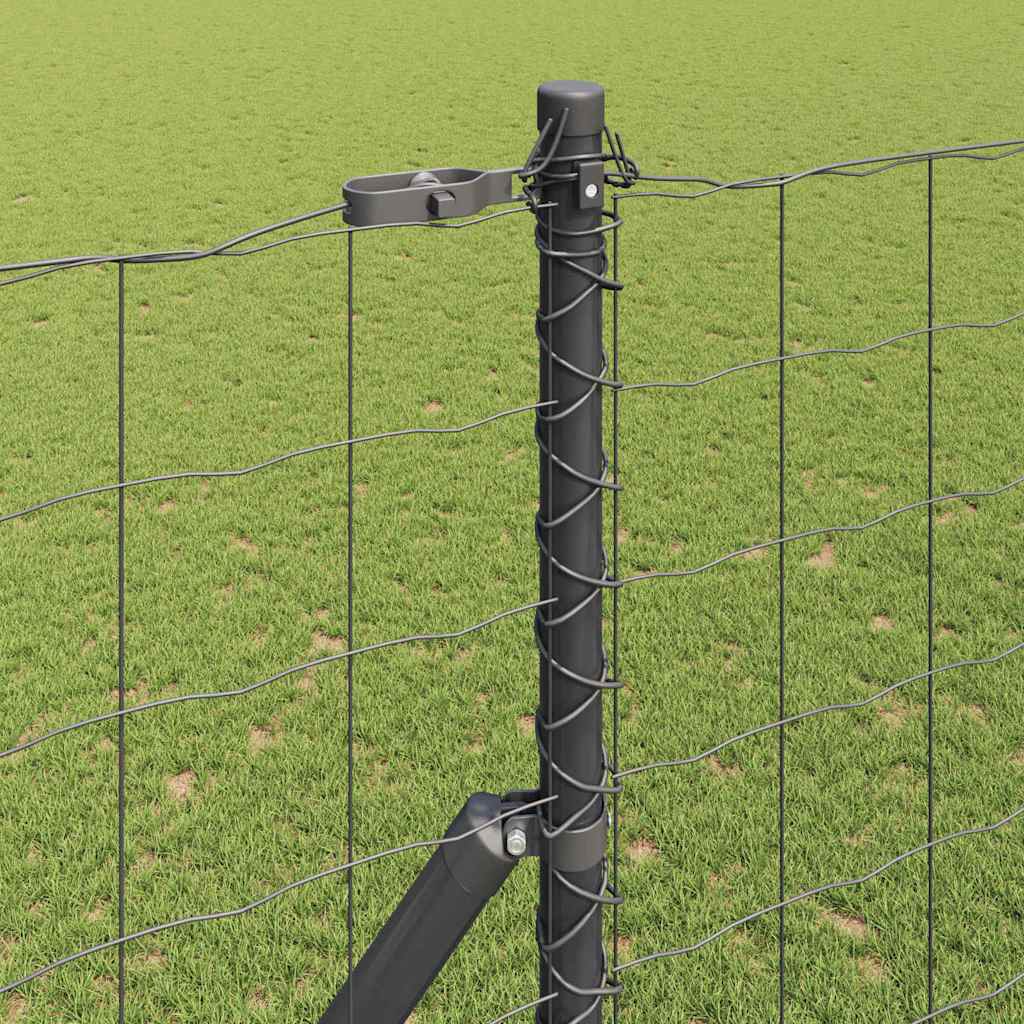 vidaXL Ogrodzenie spawane do mocowania w gruncie 10 x 1,6 m (S x W)