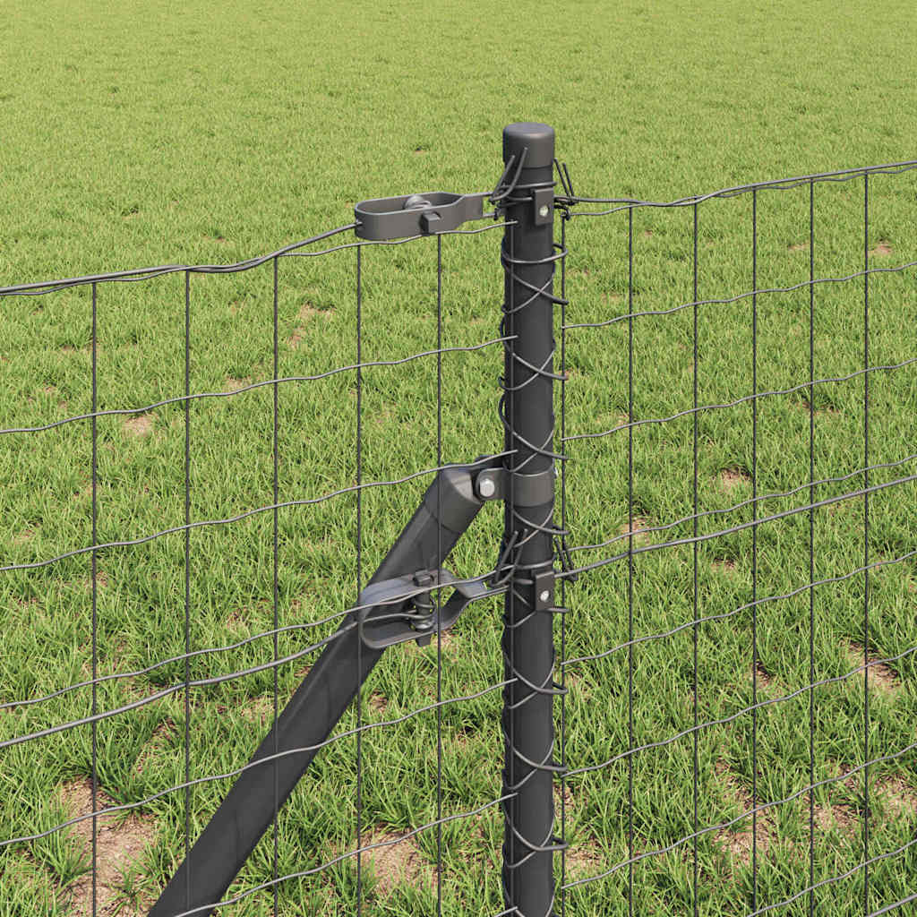 vidaXL Ogrodzenie spawane do mocowania w gruncie 25 x 0,6 m (S x W)