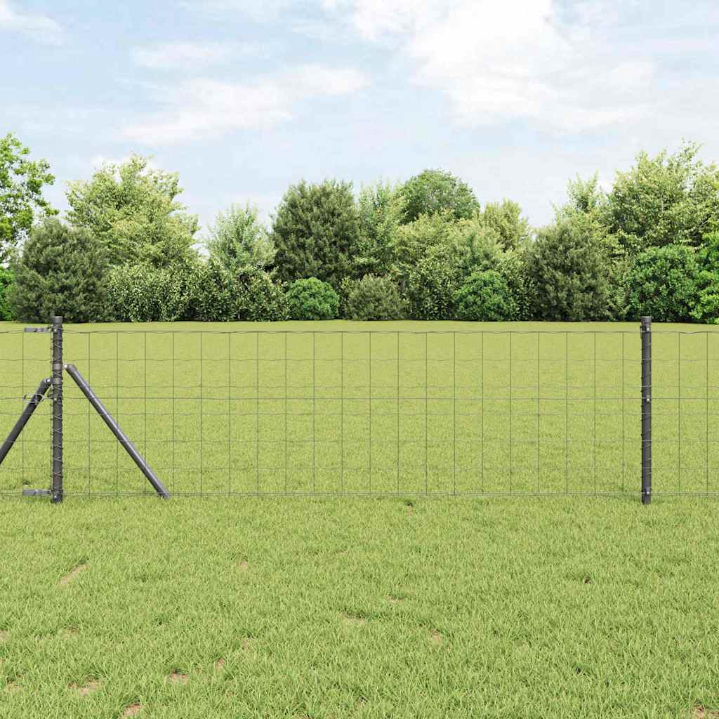 vidaXL Ogrodzenie spawane do mocowania w gruncie 50 x 0,6 m (S x W)