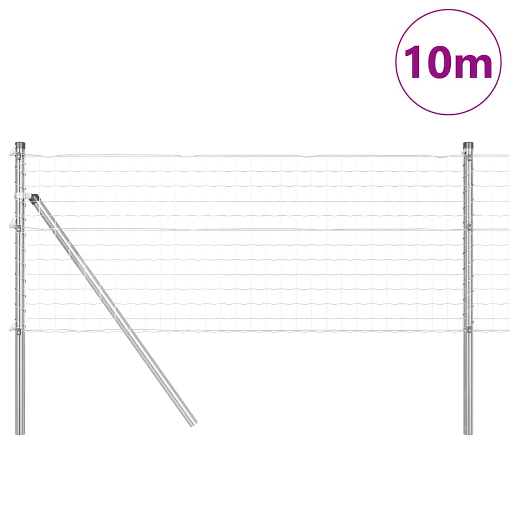 vidaXL Ogrodzenie spawane do mocowania w gruncie 10 x 0,6 m (S x W)