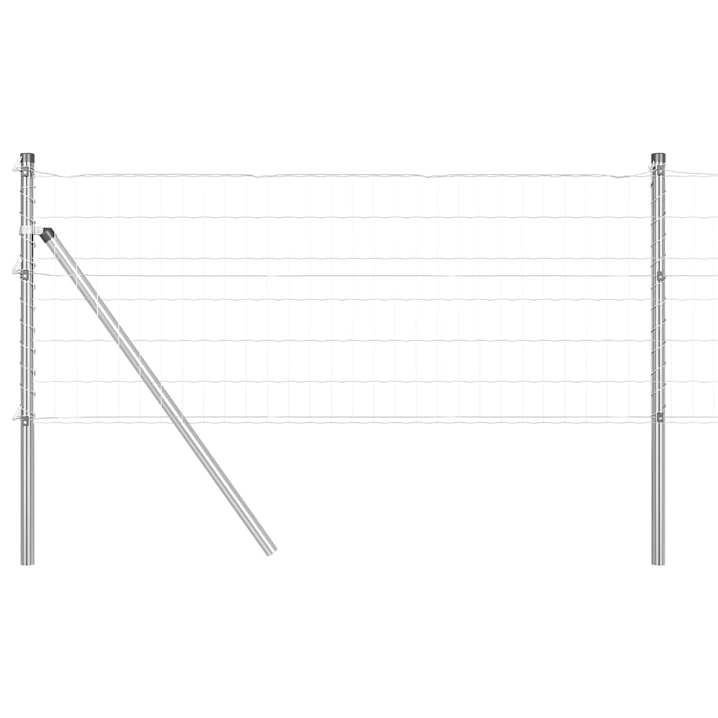 vidaXL Ogrodzenie spawane do mocowania w gruncie 10 x 0,8 m (S x W)