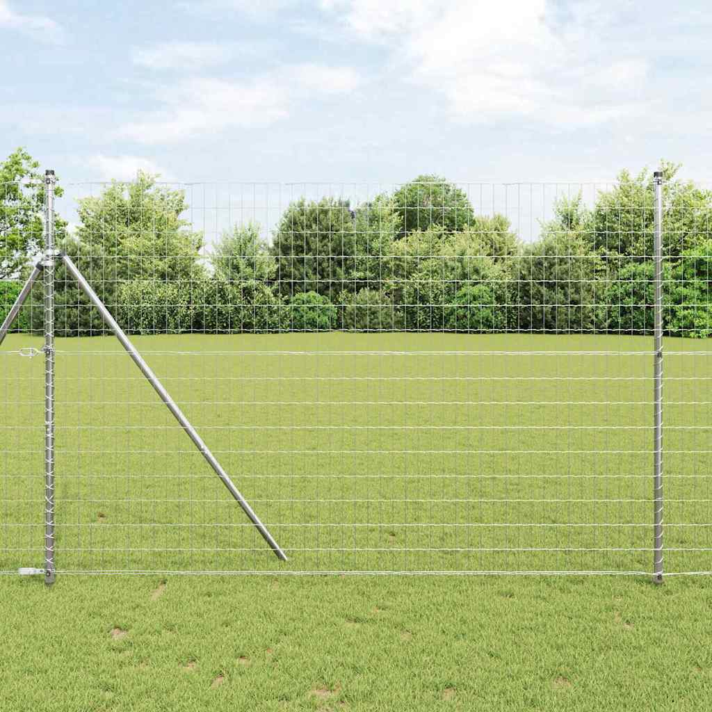 vidaXL Ogrodzenie spawane do mocowania w gruncie 10 x 1,6 m (S x W)