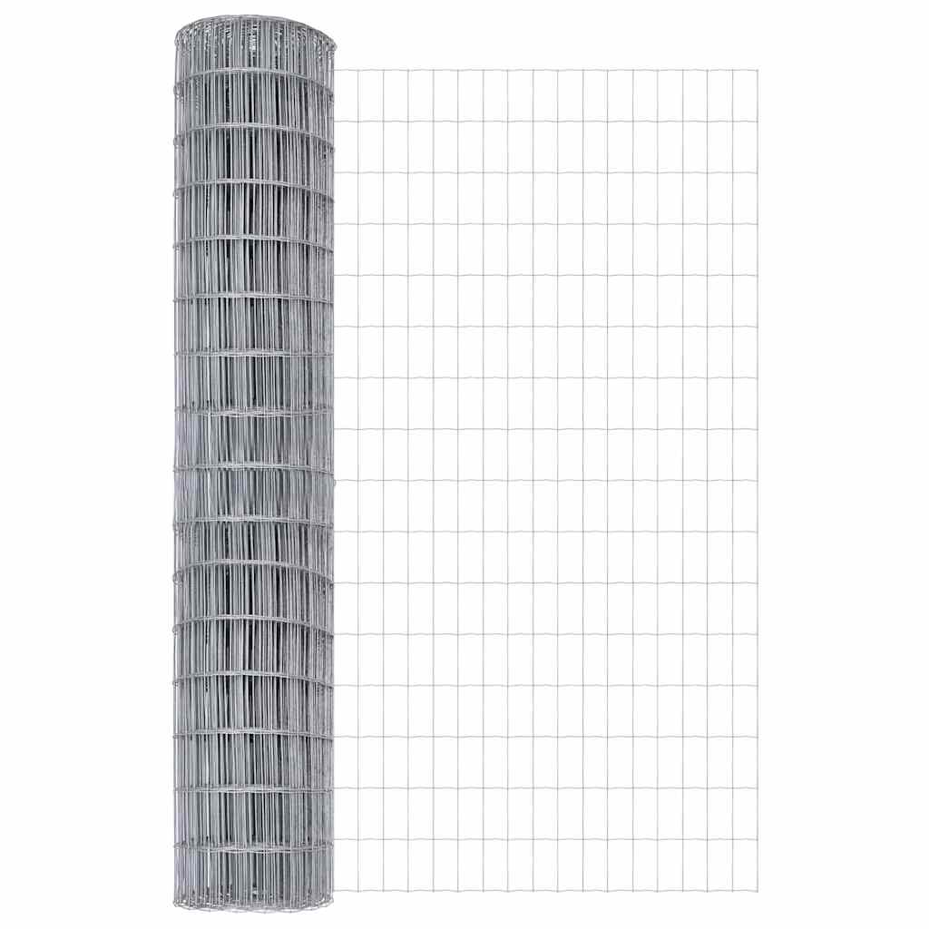 vidaXL Ogrodzenie spawane do mocowania w gruncie 10 x 1,6 m (S x W)
