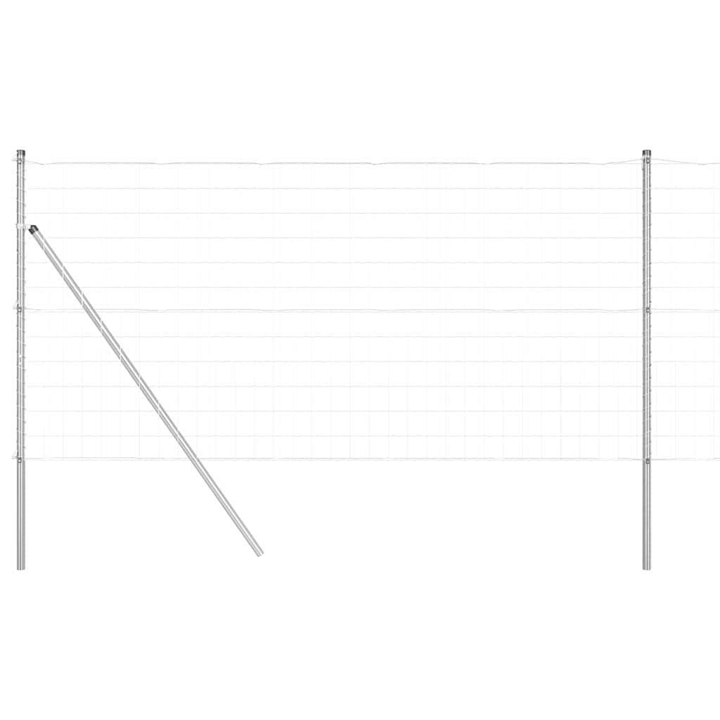 vidaXL Ogrodzenie spawane do mocowania w gruncie 10 x 1,2 m (S x W)