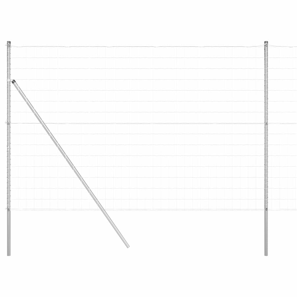 vidaXL Ogrodzenie spawane do mocowania w gruncie 10 x 1,6 m (S x W)