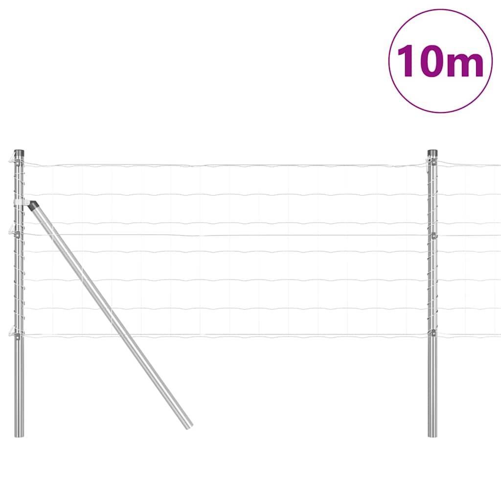 vidaXL Ogrodzenie spawane do mocowania w gruncie 10 x 0,6 m (S x W)