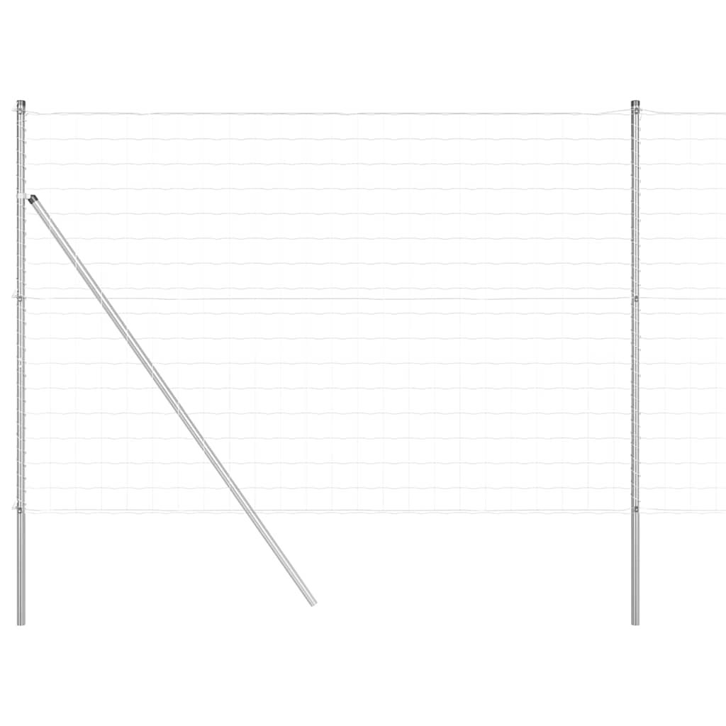 vidaXL Ogrodzenie spawane do mocowania w gruncie 10 x 1,5 m (S x W)