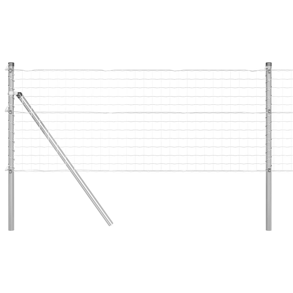 vidaXL Ogrodzenie spawane do mocowania w gruncie 25 x 0,6 m (S x W)