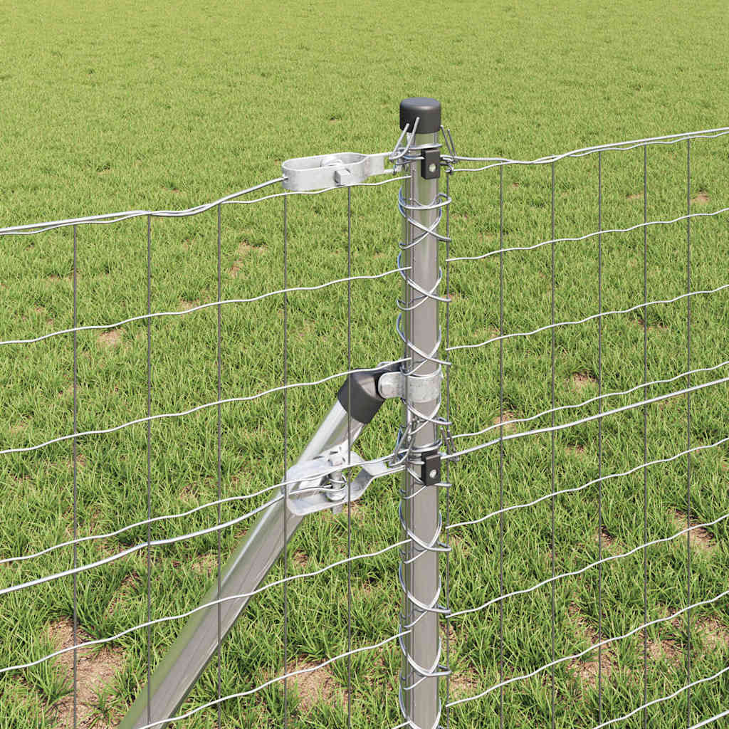vidaXL Ogrodzenie spawane do mocowania w gruncie 25 x 0,6 m (S x W)