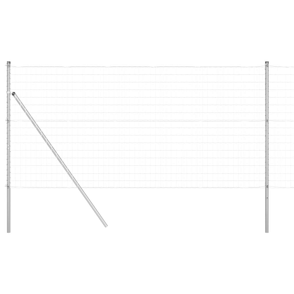 vidaXL Ogrodzenie spawane do mocowania w gruncie 25 x 1 m (S x W)