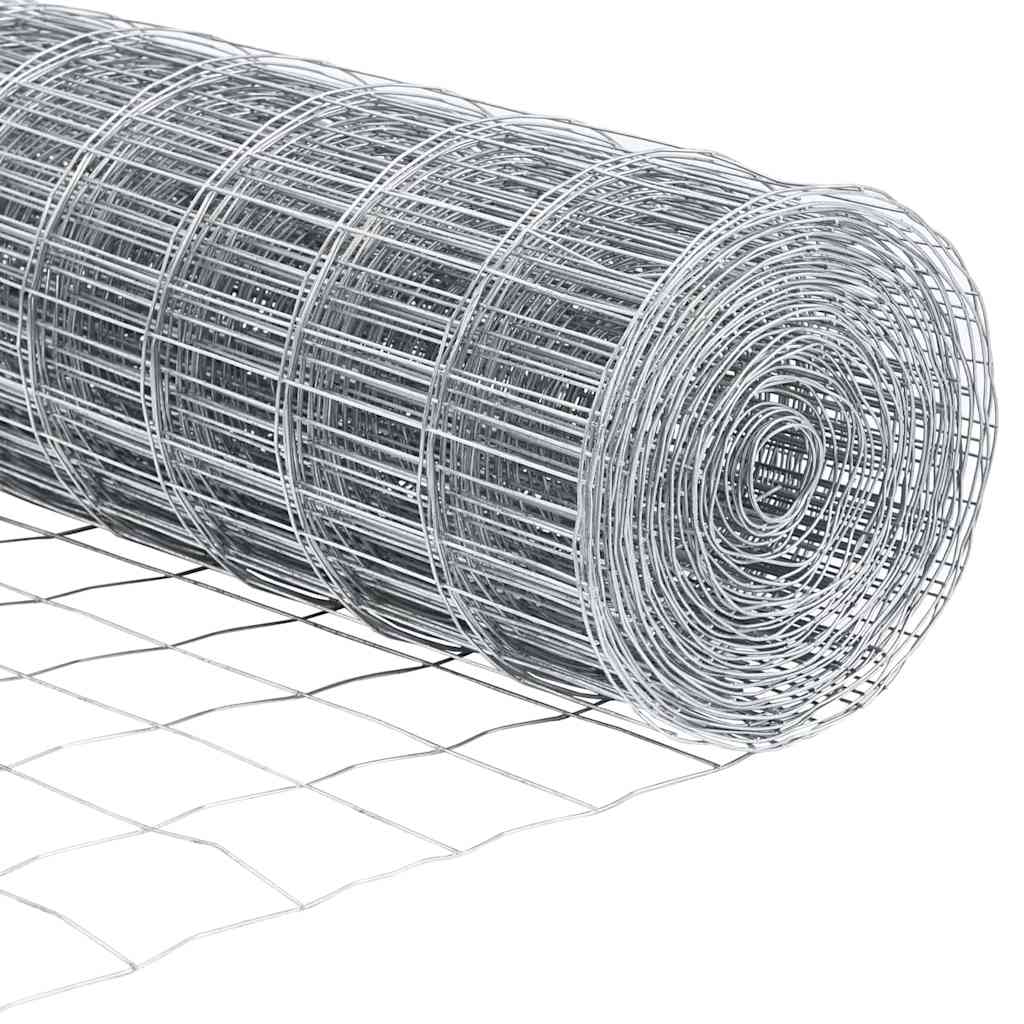 vidaXL Ogrodzenie spawane do mocowania w gruncie 25 x 0,6 m (S x W)