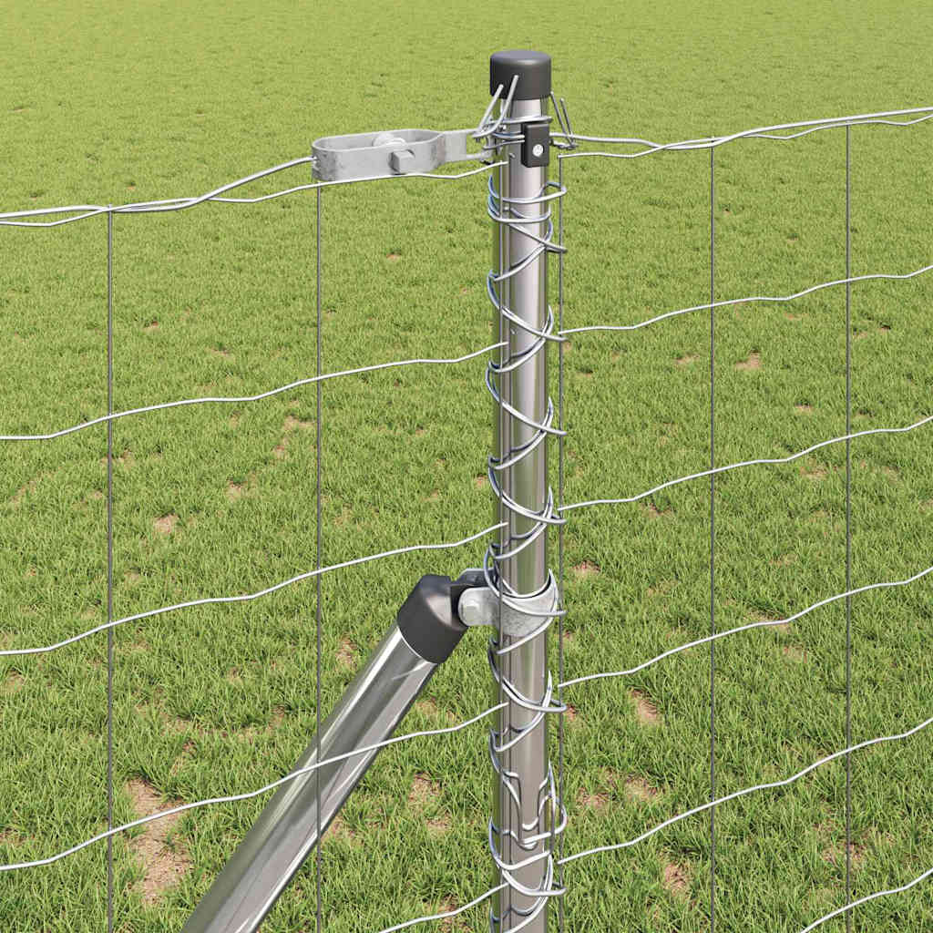 vidaXL Ogrodzenie spawane do mocowania w gruncie 25 x 1,2 m (S x W)