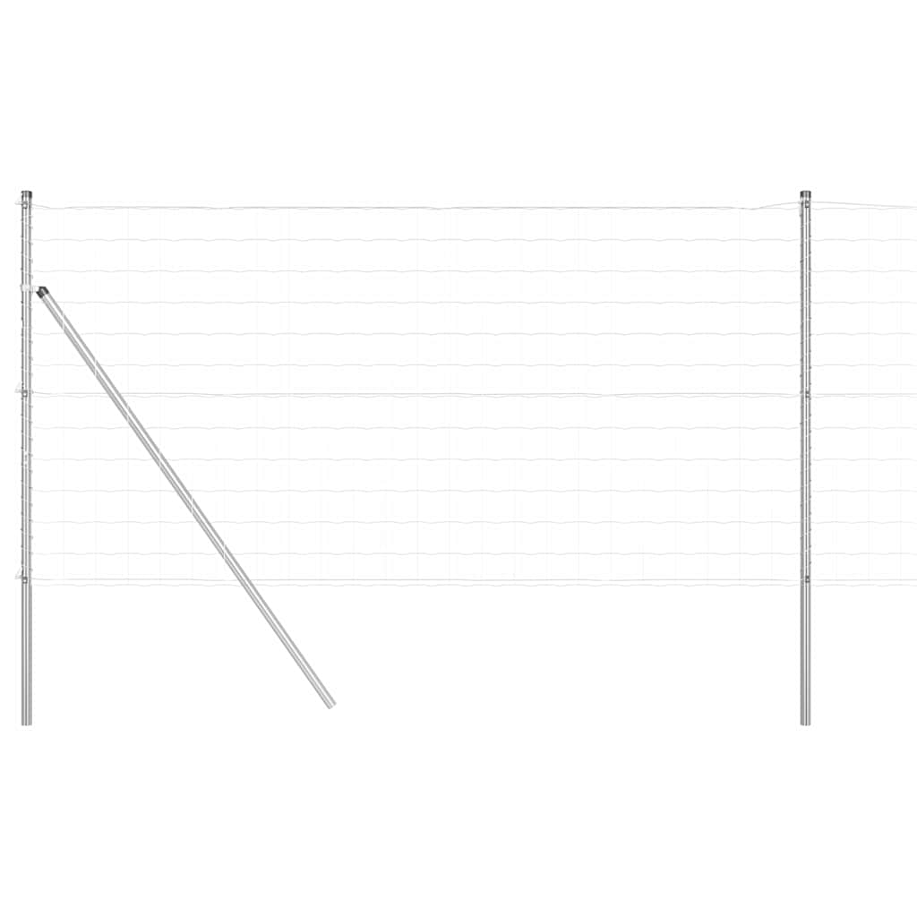 vidaXL Ogrodzenie spawane do mocowania w gruncie 25 x 1,2 m (S x W)