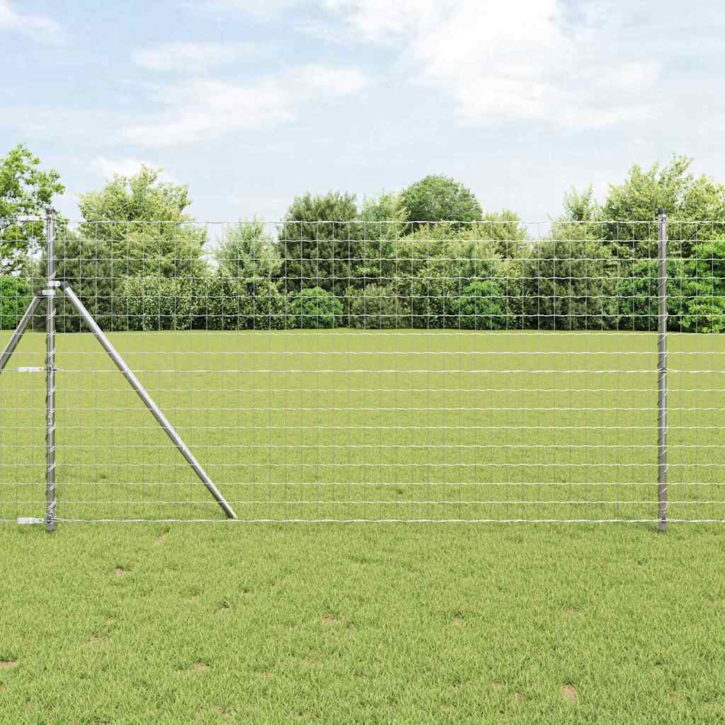 vidaXL Ogrodzenie spawane do mocowania w gruncie 10 x 1,2 m (S x W)