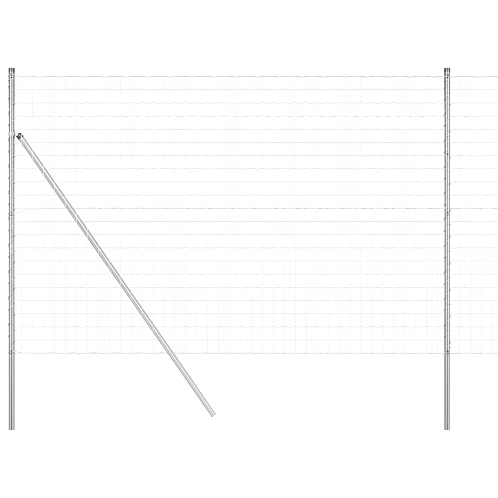 vidaXL Ogrodzenie spawane do mocowania w gruncie 10 x 1,5 m (S x W)