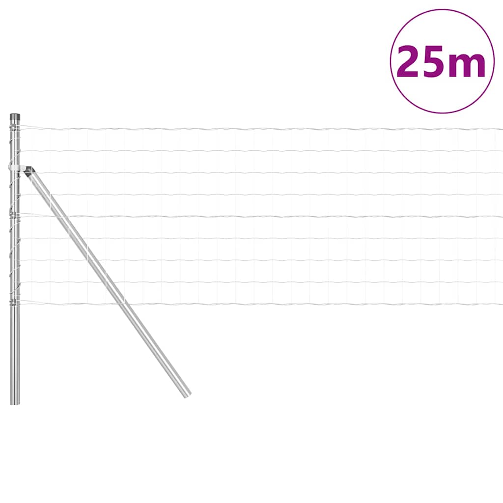 vidaXL Ogrodzenie spawane do mocowania w gruncie 25 x 0,4 m (S x W)
