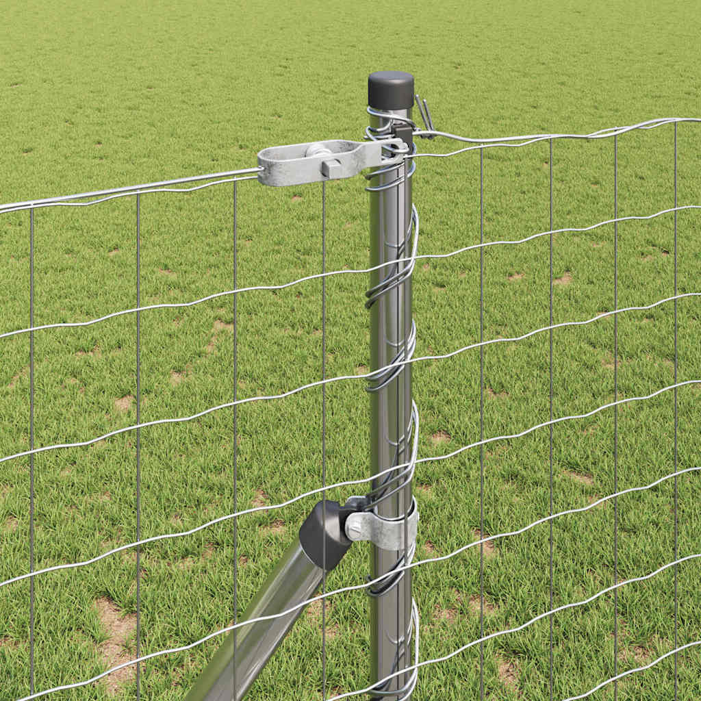 vidaXL Ogrodzenie spawane do mocowania w gruncie 25 x 1 m (S x W)