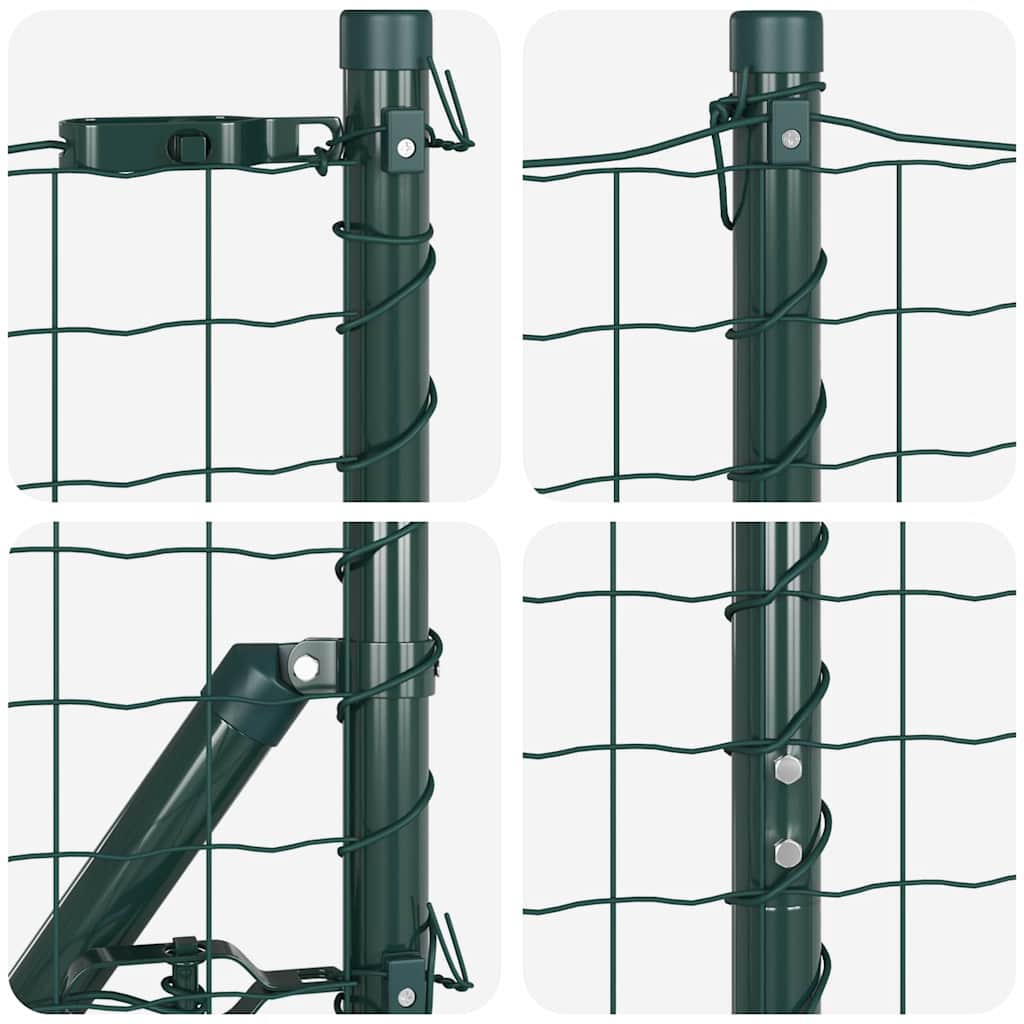 vidaXL Ogrodzenie z drutu spawanego z kolcami 10 x 1,2 m (S x W)