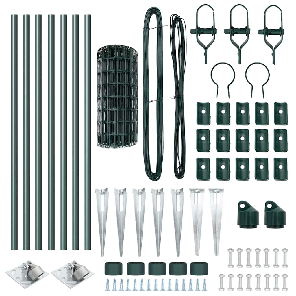vidaXL Ogrodzenie z drutu spawanego z kolcami 10 x 0,4 m (S x W)